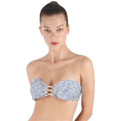 Lacy Twist Bandeau Bikini Top by LW323