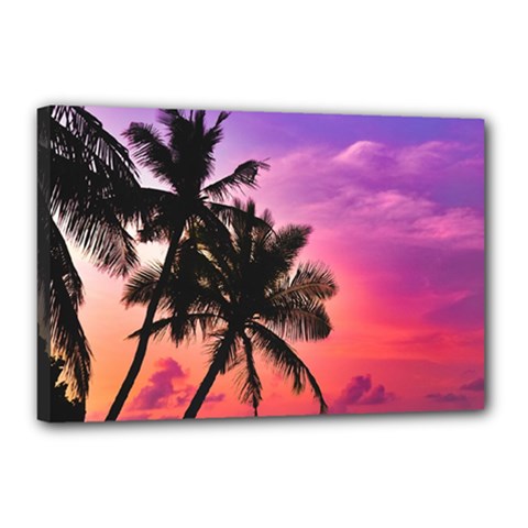 Ocean Paradise Canvas 18  X 12  (stretched) by LW323
