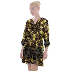 Beyou Open Neck Shift Dress by LW323