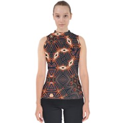 Fun In The Sun Mock Neck Shell Top by LW323