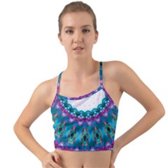 Peacock Mini Tank Bikini Top by LW323