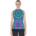 Peacock2 Mock Neck Shell Top View1