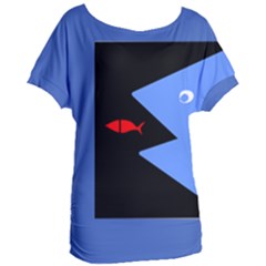 Fish  Women s Oversized Tee by grafikamaria