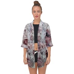 Pebbles Module  Open Front Chiffon Kimono by kaleidomarblingart