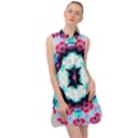 Raspberry Sleeveless Shirt Dress View1