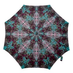 Marbling Symmetry Hook Handle Umbrellas (small) by kaleidomarblingart