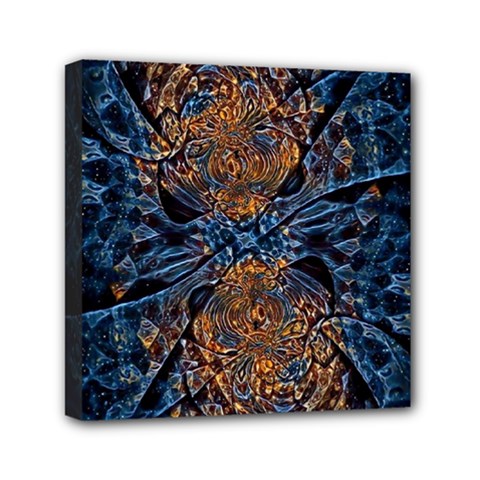 Fractal Galaxy Mini Canvas 6  X 6  (stretched) by MRNStudios