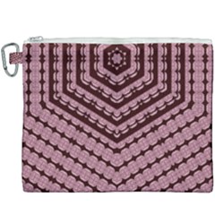 Burgundy Canvas Cosmetic Bag (xxxl) by LW323
