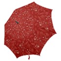 Folk floral pattern. Flowers abstract surface design. Seamless pattern Hook Handle Umbrellas (Small) View2