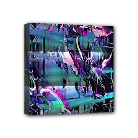 Technophile s Bane Mini Canvas 4  X 4  (stretched) by MRNStudios