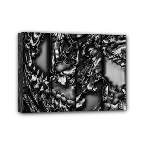 Demon Chrome Mini Canvas 7  X 5  (stretched) by MRNStudios