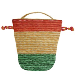 Couleurs Emblématiques Drawstring Bucket Bag by SoLoJu