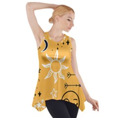 Pattern Mystic Color2 Side Drop Tank Tunic by alllovelyideas