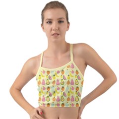 Tropical Fruits Pattern  Mini Tank Bikini Top by gloriasanchez