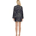 Neon Geometric Pattern Design Long Sleeve Satin Robe View2