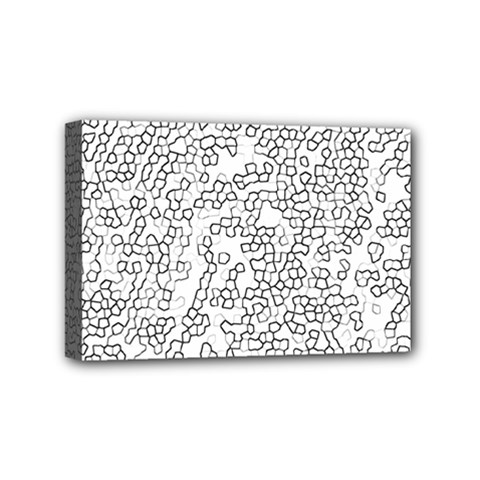 Neon Geometric Pattern Design 2 Mini Canvas 6  X 4  (stretched) by dflcprintsclothing