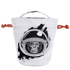 Spacemonkey Drawstring Bucket Bag by goljakoff