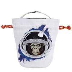 Spacemonkey Drawstring Bucket Bag by goljakoff