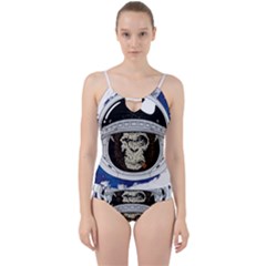Spacemonkey Cut Out Top Tankini Set by goljakoff