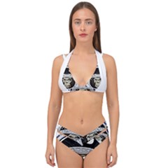 Spacemonkey Double Strap Halter Bikini Set by goljakoff