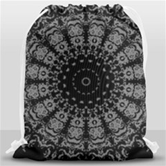 Gothic Mandala Drawstring Bag (large) by MRNStudios