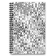 White And Black Modern Abstract Design 5 5  X 8 5  Notebook by dflcprintsclothing