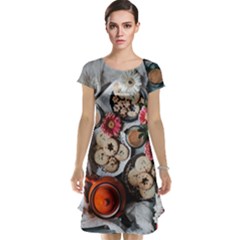 Cookies & Tea Tray  Cap Sleeve Nightdress by Incredible