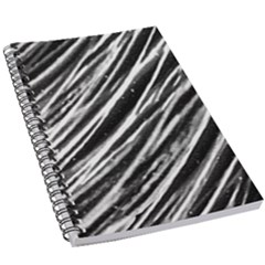 Galaxy Motion Black And White Print 5 5  X 8 5  Notebook by dflcprintsclothing
