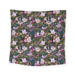 Apple Blossom  Square Tapestry (small) by SychEva