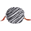Galaxy Motion Black And White Print 2 Drawstring Bucket Bag View3