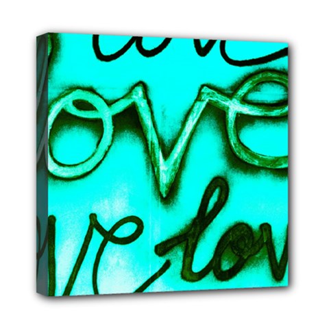  Graffiti Love Mini Canvas 8  X 8  (stretched) by essentialimage365