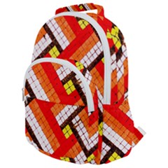 Pop Art Mosaic Rounded Multi Pocket Backpack by essentialimage365