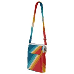 Classic Retro Stripes Multi Function Travel Bag by AlphaOmega