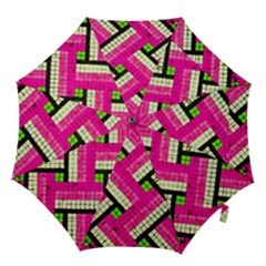 Pop Art Mosaic Hook Handle Umbrellas (small) by essentialimage365