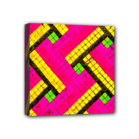 Pop Art Mosaic Mini Canvas 4  X 4  (stretched) by essentialimage365