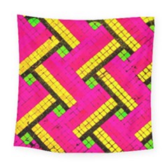 Pop Art Mosaic Square Tapestry (large) by essentialimage365