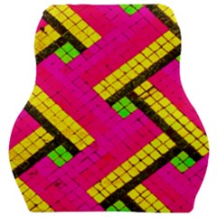 Pop Art Mosaic Car Seat Velour Cushion  by essentialimage365