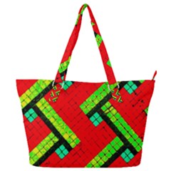 Pop Art Mosaic Full Print Shoulder Bag by essentialimage365