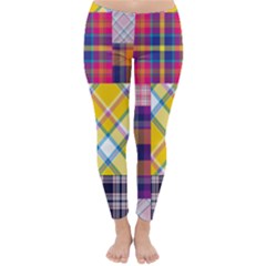 Checks Pattern Classic Winter Leggings by designsbymallika