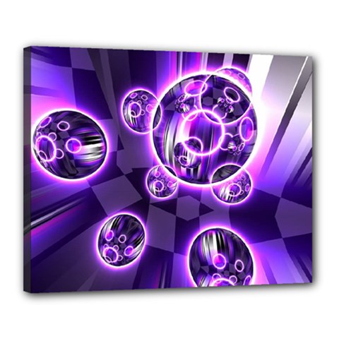 Fractal Illusion Canvas 20  X 16  (stretched) by Sparkle