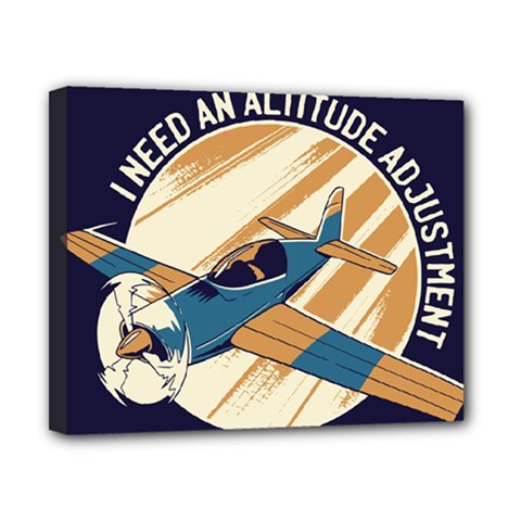 Airplane - I Need Altitude Adjustement Canvas 10  X 8  (stretched) by DinzDas