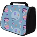 Japanese Ramen Sushi Noodles Rice Bowl Food Pattern 2 Full Print Travel Pouch (Big) View1