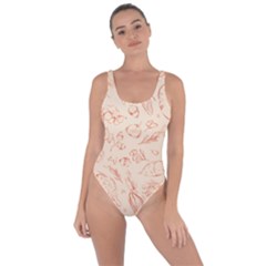 Thanksgiving Flowers And Gifts Pattern Bring Sexy Back Swimsuit by DinzDas