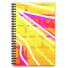 Pop Art Neon Wall 5 5  X 8 5  Notebook by essentialimage365