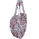 Folk flowers art pattern Floral abstract surface design  Seamless pattern Giant Heart Shaped Tote View4