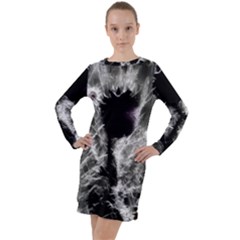 Pick Me Long Sleeve Hoodie Dress by MRNStudios
