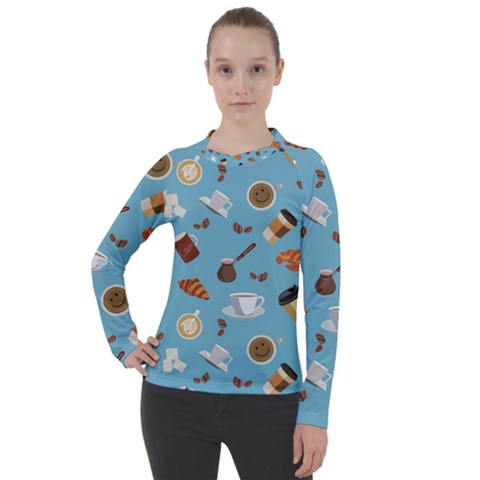 Coffee Time Women s Pique Long Sleeve Tee by SychEva