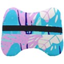 Aquatic Surface Patterns Head Support Cushion View2