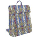 Ornament Striped Textured Colored Pattern Flap Top Backpack View2