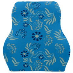 Folk Flowers Art Pattern Floral  Surface Design  Seamless Pattern Car Seat Velour Cushion  by Eskimos